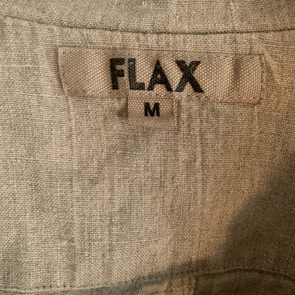 Khaki/tan colored Flax jacket - Picture 4 of 6